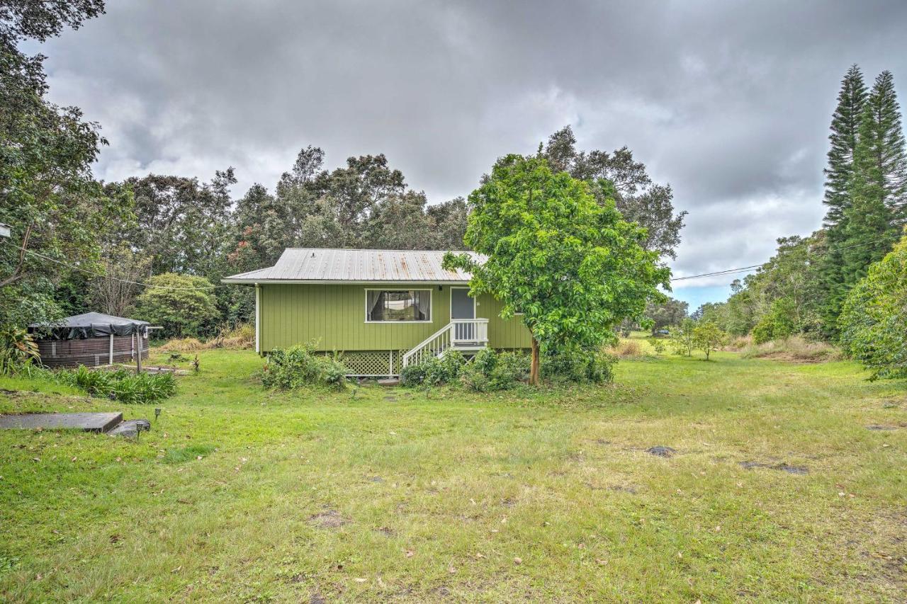 Peaceful Abode With Deck, 13 Mi To Black Sand Beach! Naalehu Buitenkant foto
