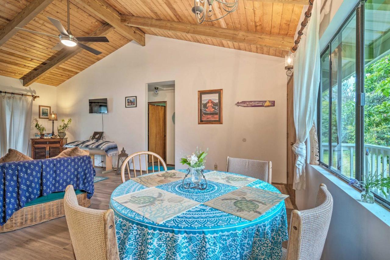 Peaceful Abode With Deck, 13 Mi To Black Sand Beach! Naalehu Buitenkant foto